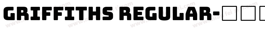 Griffiths Regular字体转换